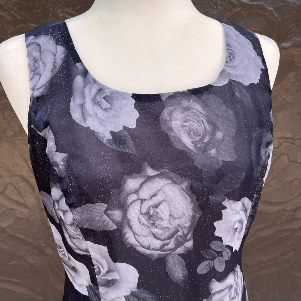 Vintage 90s flowy whimsygoth short party dress size 9/10 - Picture 2 of 7
